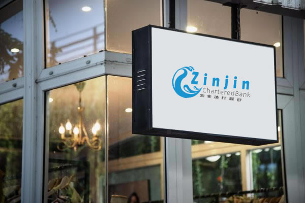 Sign mockup outside of a shop